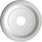 Ekena Millwork Traditional PVC Medallion (Canopies up to 9 1/2"), 16"OD x 3 1/2"ID x 1 3/8"P, Bright Coat Chrome CMP16TRBCR - alternate 4